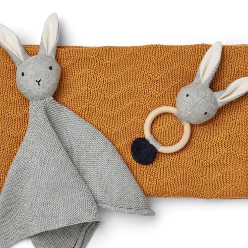 Coffret cadeau de naissance Petra - Moutarde