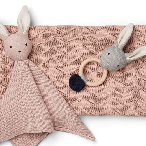 Coffret cadeau de naissance Petra - Rose pastel