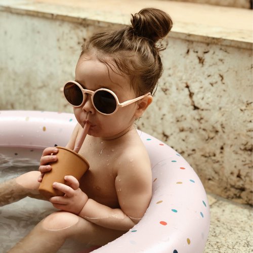 Grande Piscine Gonflable Savannah Confetti Mix - Rose