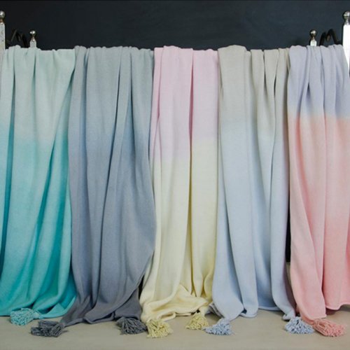 Plaid bébé Manta dégradé 100 x 120 - Menthe