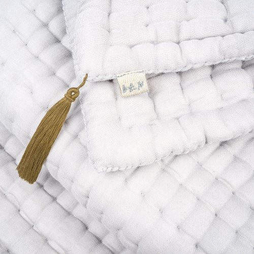 Plaid Tatami - Blanc