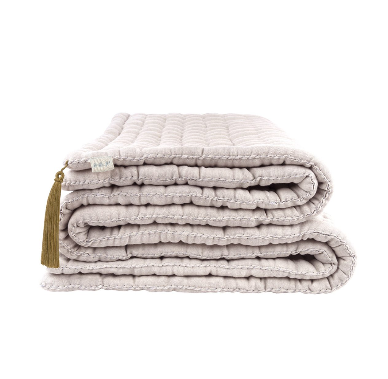 Plaid Tatami - Rose poudré