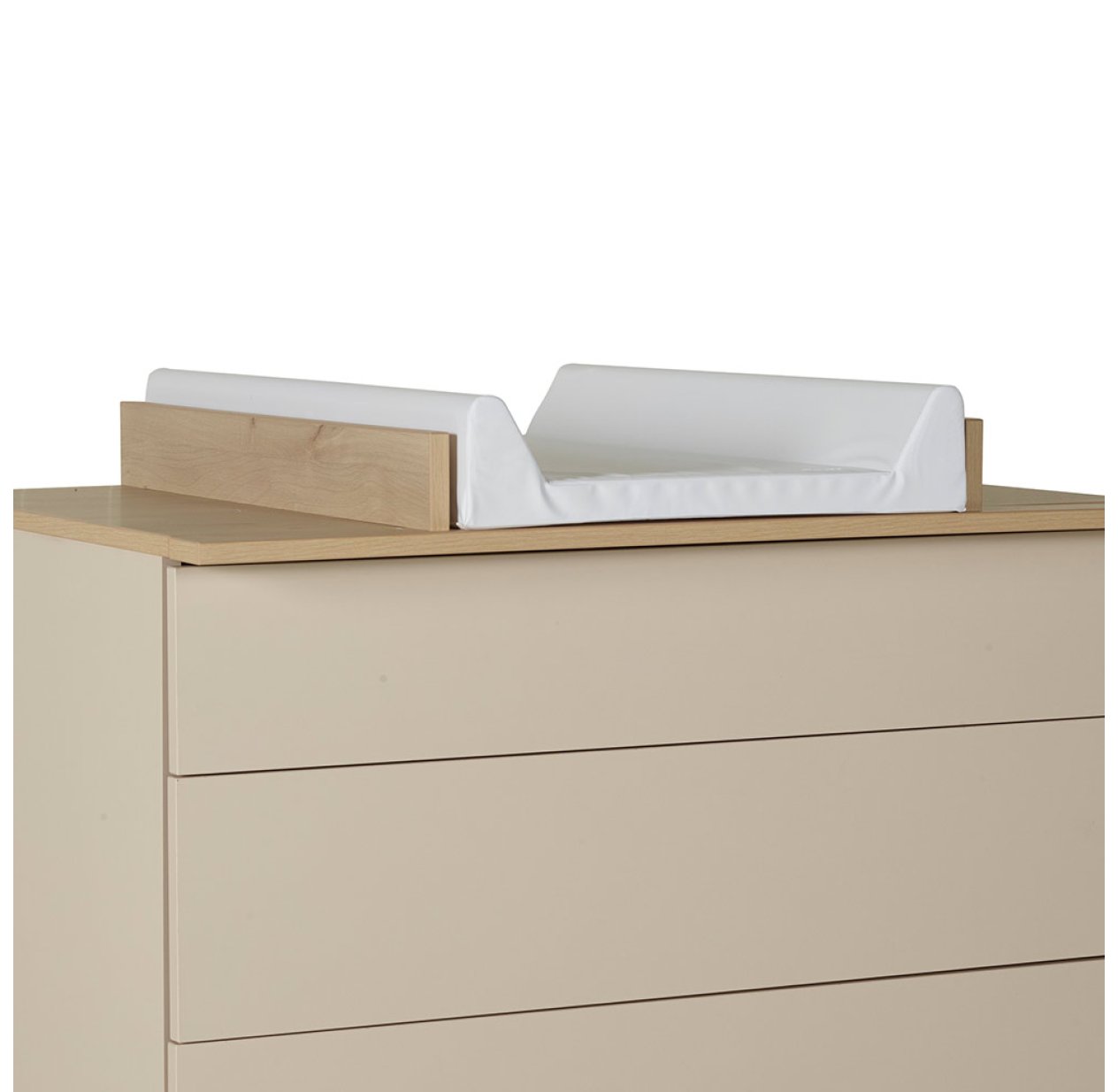 Plan à langer pour Commode Flow - Argile / Chêne