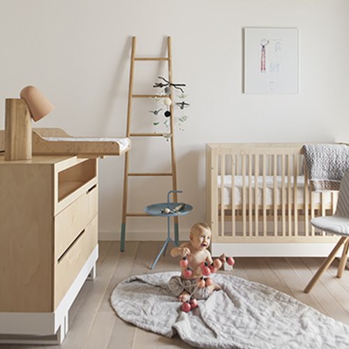 Table à langer The Roof - Bouleau