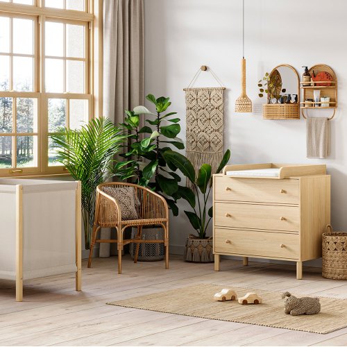 Plan à langer pour commode Tela - Chêne