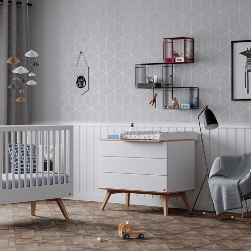 Plan à langer pour commode Nature - Blanc