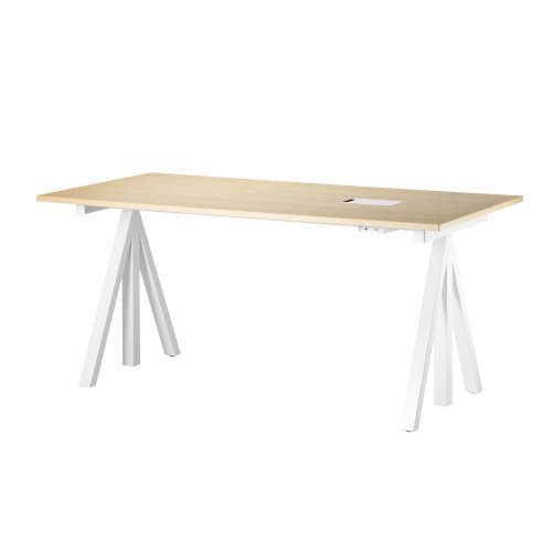 Plateau bureau pour piètement - Frêne