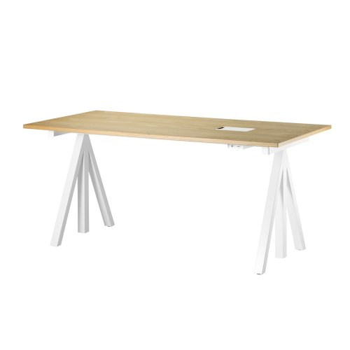 Plateau bureau pour piètement - Chêne