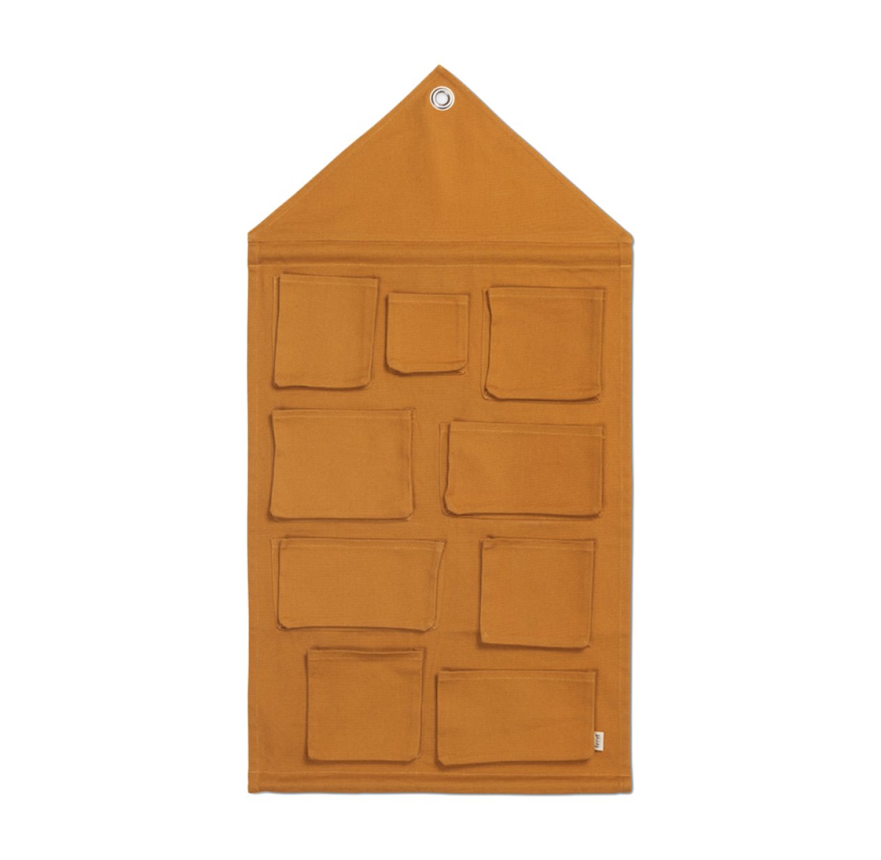 Pochette murale Maison - Moutarde