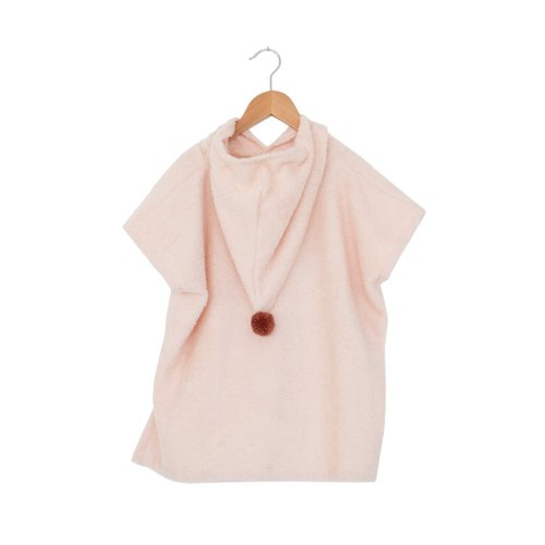 Poncho Enfant So Cute - Rose pâle