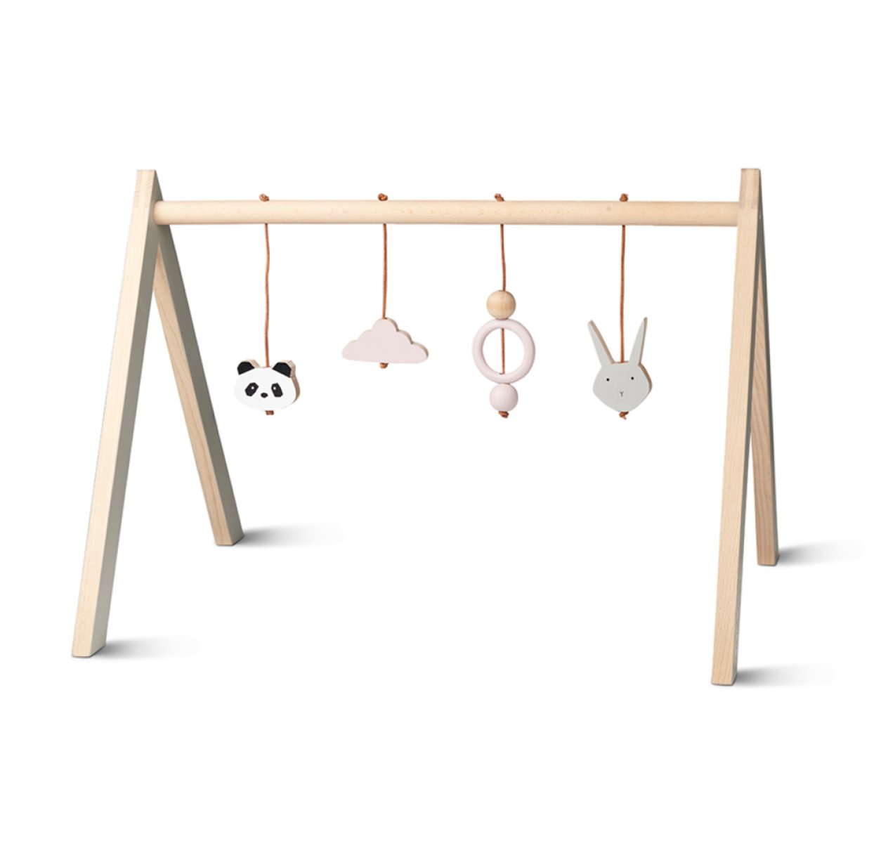 Portique d'éveil bébé - Rose poudré