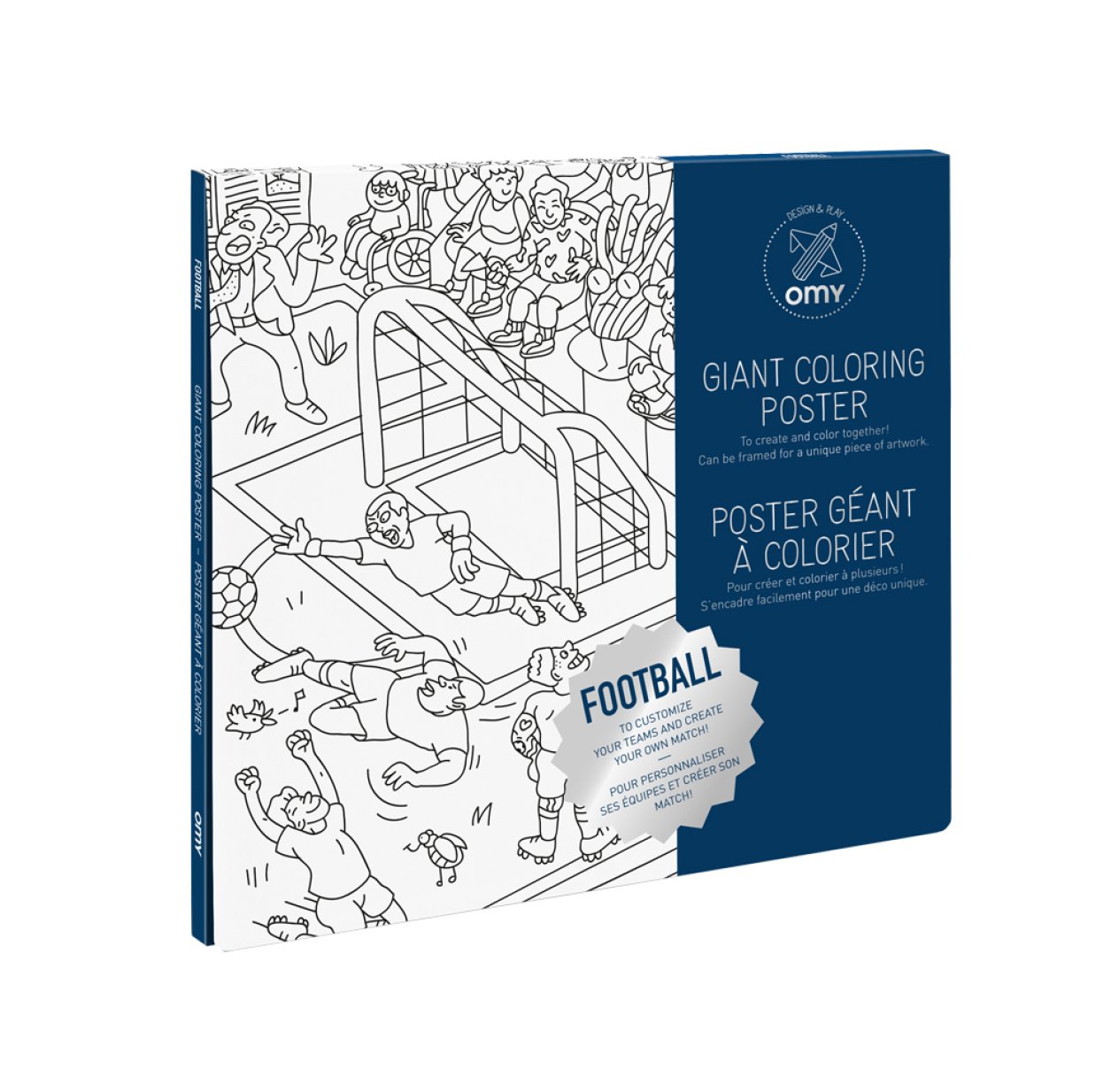 Football - Poster à colorier