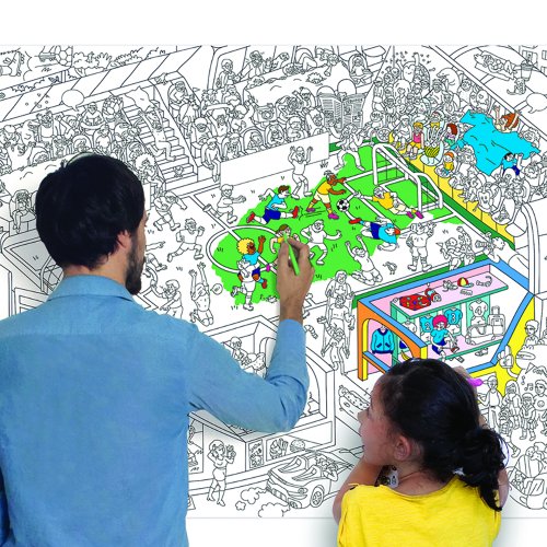 Football - Poster à colorier