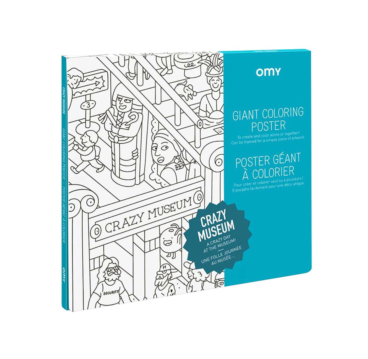 Crazy Museum - Poster à colorier