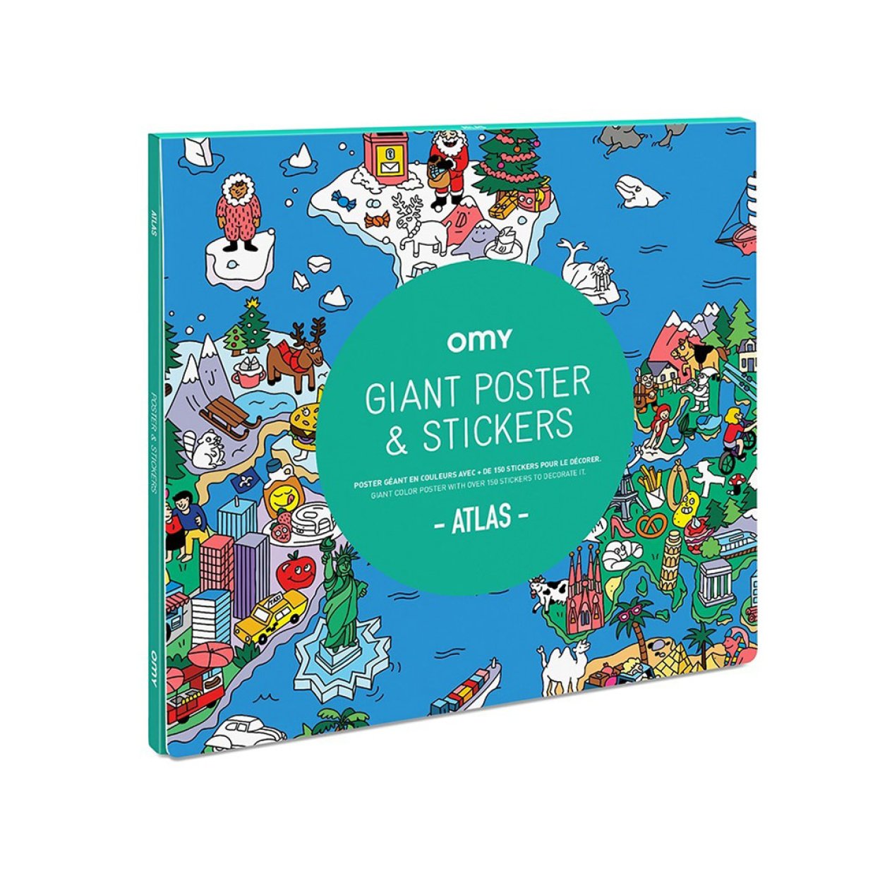 Atlas - Poster géant et stickers