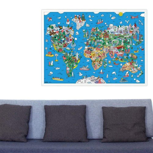 Atlas - Poster géant et stickers