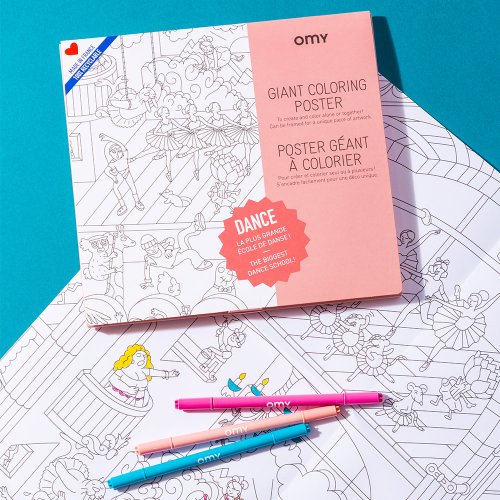 Dance - Poster à colorier