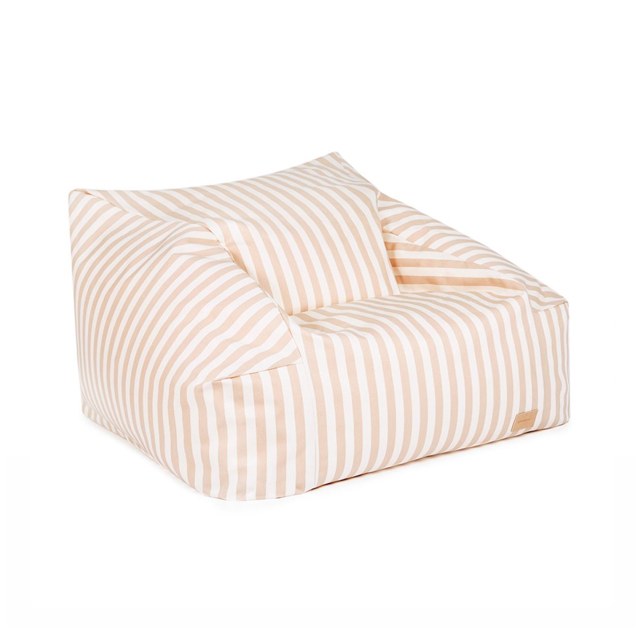 Fauteuil Pouf Chelsea - Taupe Stripes
