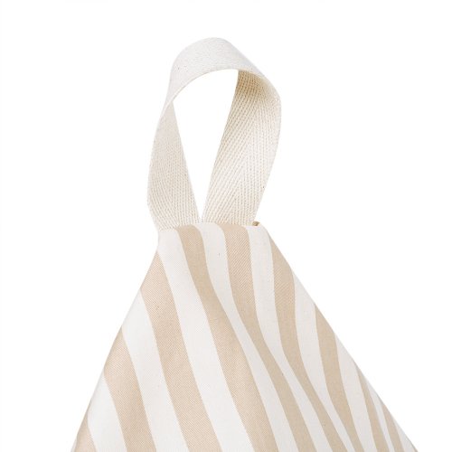 Pouf Enfant Essaouira - Taupe Stripes