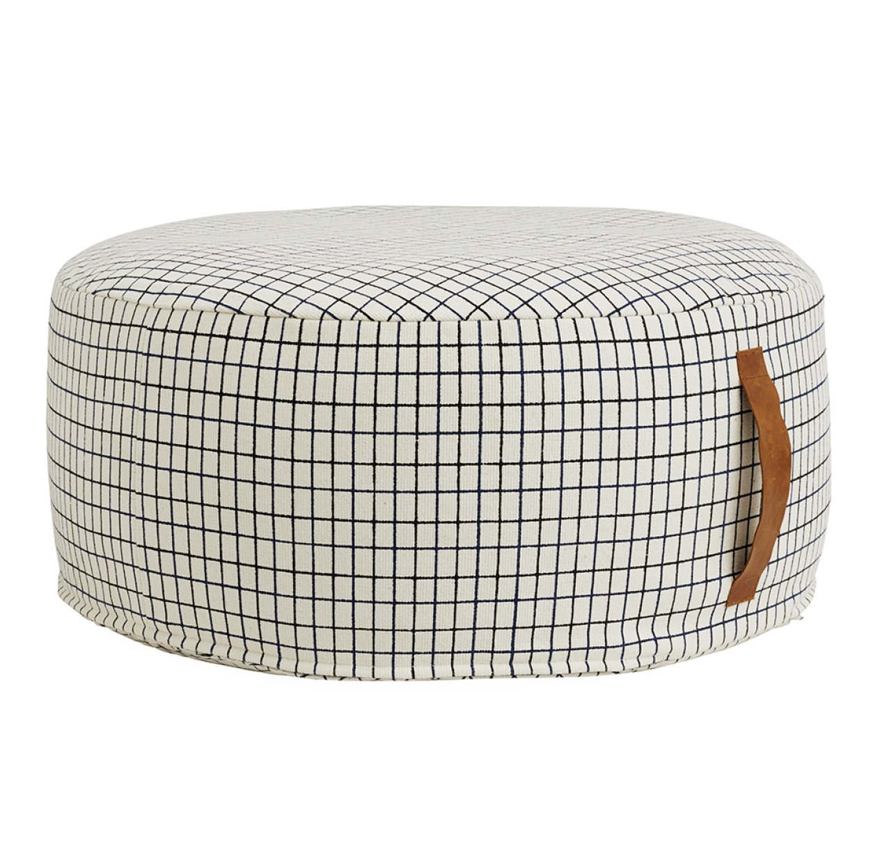 Pouf rond Sit on me - Blanc