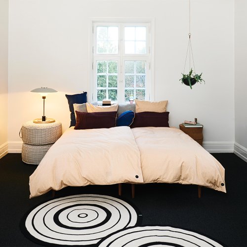 Pouf rond Sit on me - Blanc