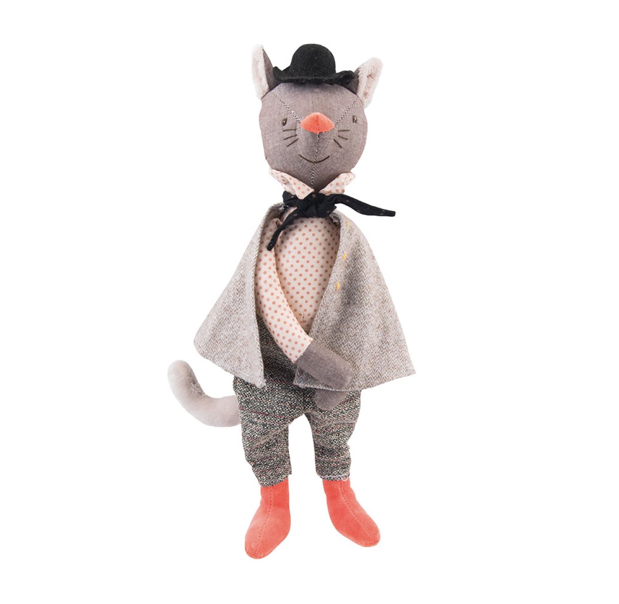 Peluche Poup?�e Chat le Galant - Il ?�tait une fois Moulin Roty pour chambre enfant - Les Enfants 