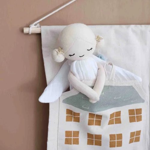 Doudou poupée Fée de l'Hiver