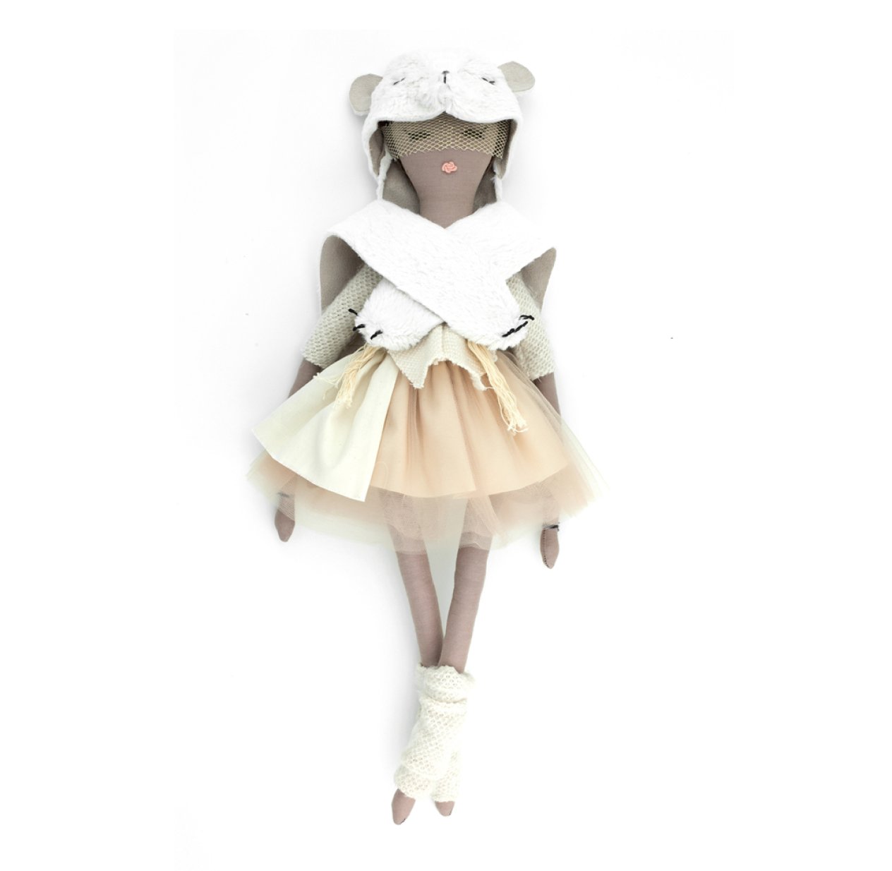 Poupée Mimi avec cape ours - édition limitée