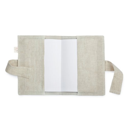 Protège Carnet de Santé A5 Lin Français - Greige