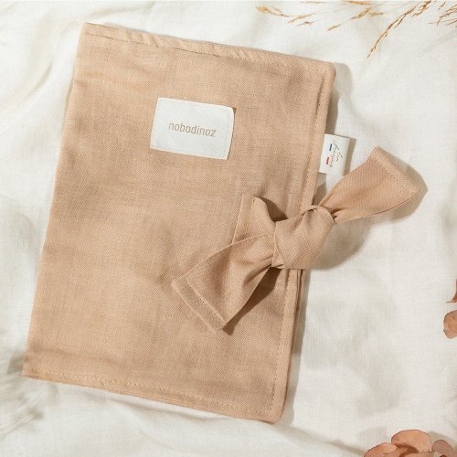 Protège Carnet de Santé A5 Lin Français - Sand