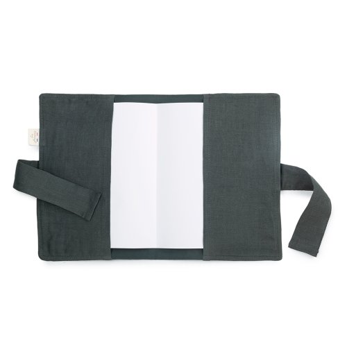 Protège Carnet de Santé A5 Lin Français - Green Blue