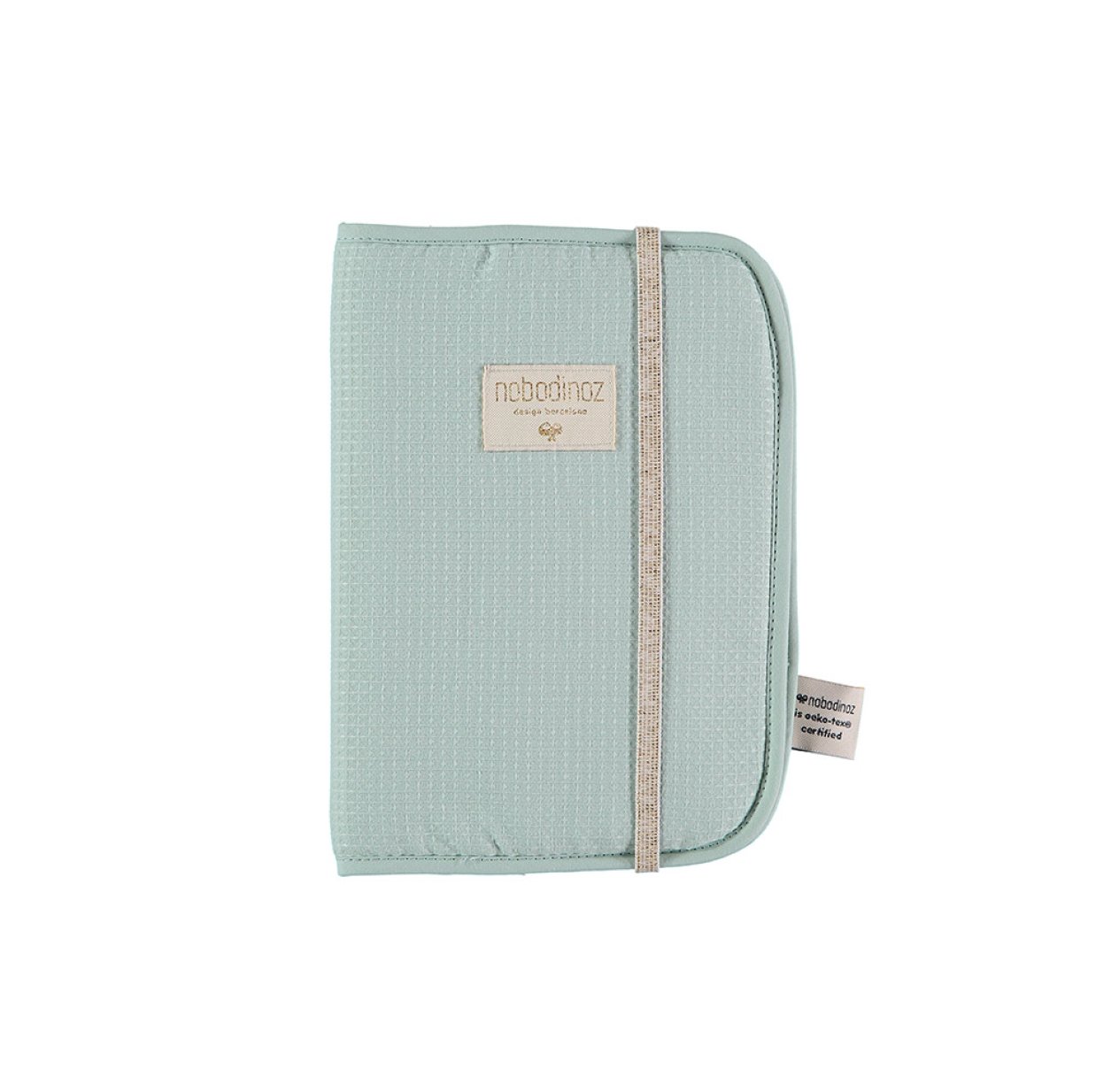 Protège carnet de santé Poema Nid d'abeille - Aqua