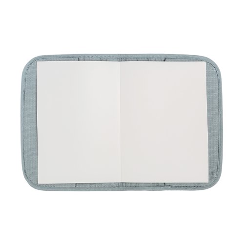 Protège carnet de santé Poema Nid d'abeille - Bleu Stone