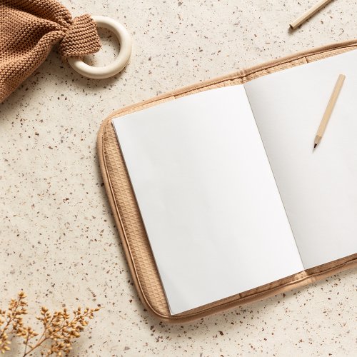 Protège carnet de santé Poema Nid d'abeille - Nude