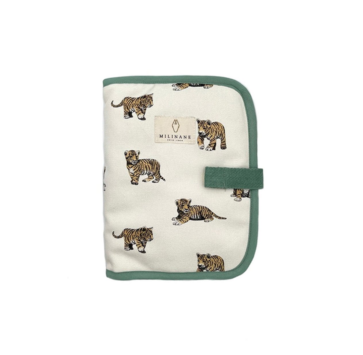 Protège Carnet de Santé EDGAR Tigre - Sauge