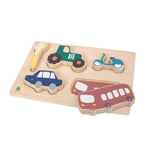 Puzzle en bois Véhicules