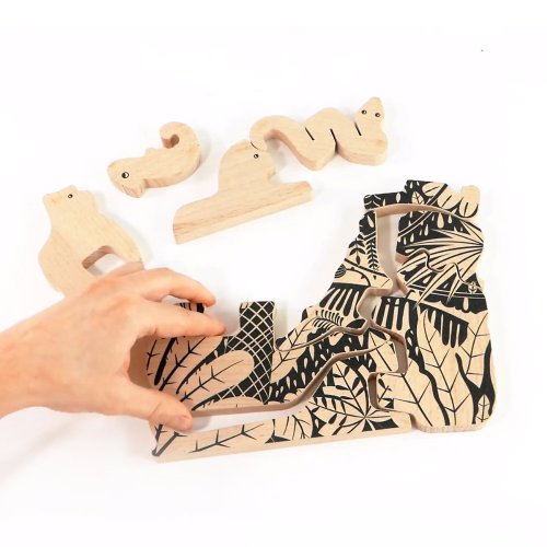 Puzzle de formes Jungle