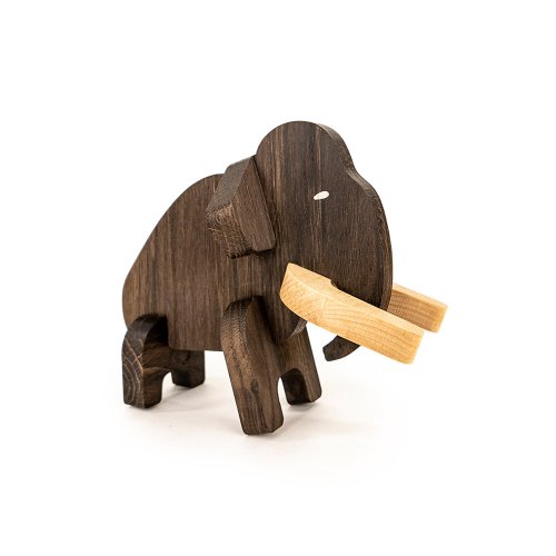 Puzzle Mamouth à assembler - Chêne foncé