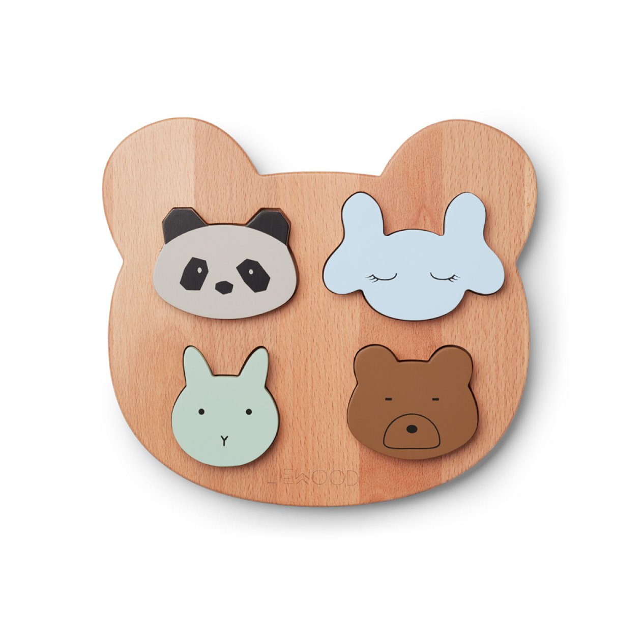 Puzzle en bois ours Lulu Boy Mix