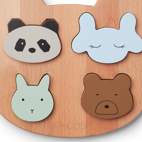 Puzzle en bois ours Lulu Boy Mix