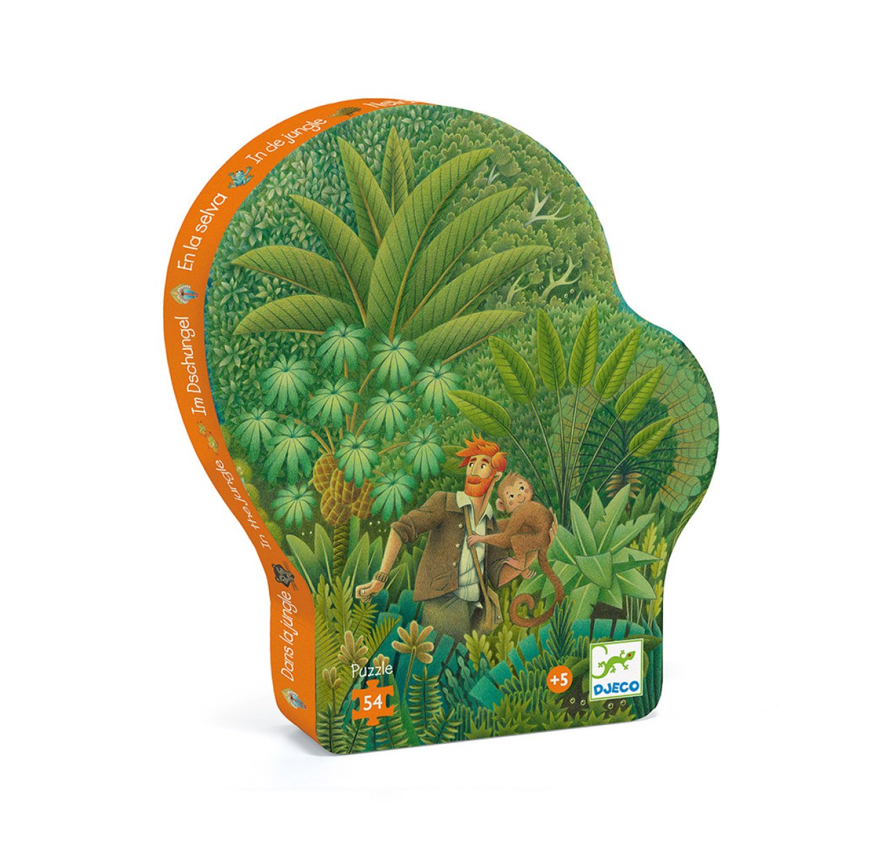 Puzzle Silhouette Dans la Jungle - 54 pièces