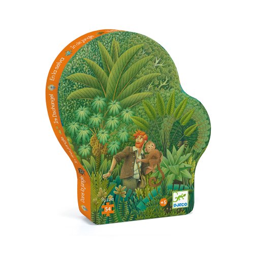 Puzzle Silhouette Dans la Jungle - 54 pièces