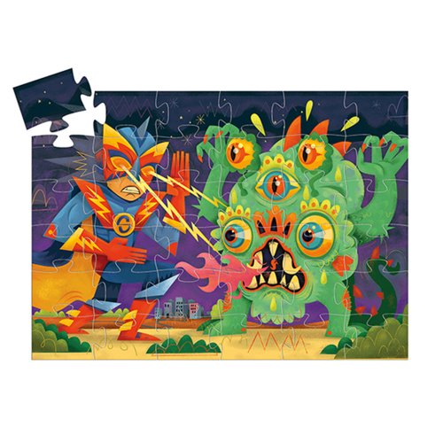 Puzzle Silhouette Laser Boy - 36 pièces