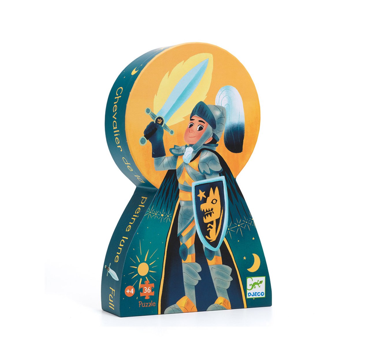 Puzzle Silhouette Chevalier de la Pleine Lune - 36 pièces