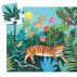 Puzzle silhouette - La balade du tigre 24 pièces
