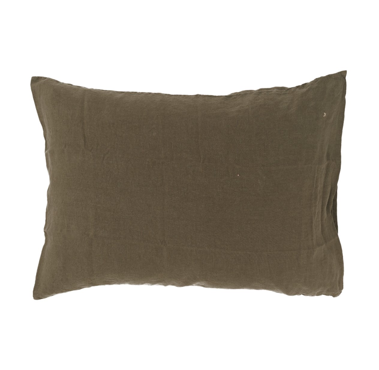 Taie d'oreiller rectangle Queens kaki 50 x 70 - Vert