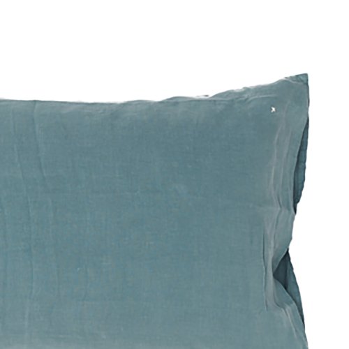 Taie d'oreiller rectangle Queens mineral 50 x 70 - Vert