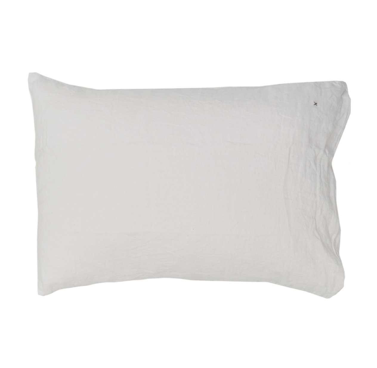 Taie d'oreiller rectangle Queens plume 50 x 70 - Blanc