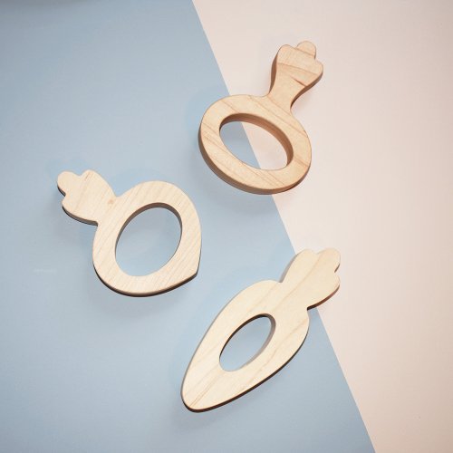 Anneau de dentition Radis - Naturel