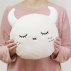 Coussin rond Ricepuffy - Blanc